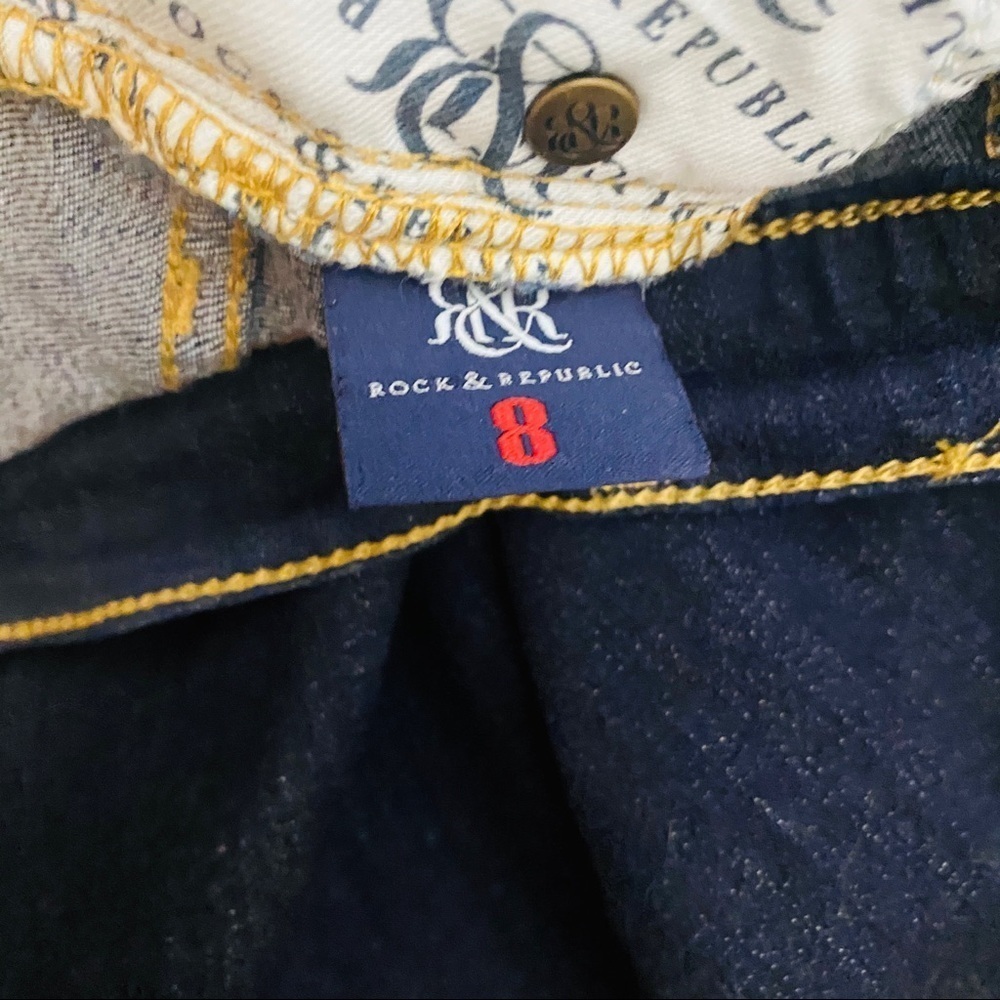 Rock & Republic Kasandra Bootcut Dark Wash Jeans~8 - Picture 6 of 12